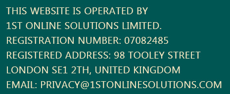 Website operated by 1st Online Solutions Ltd.